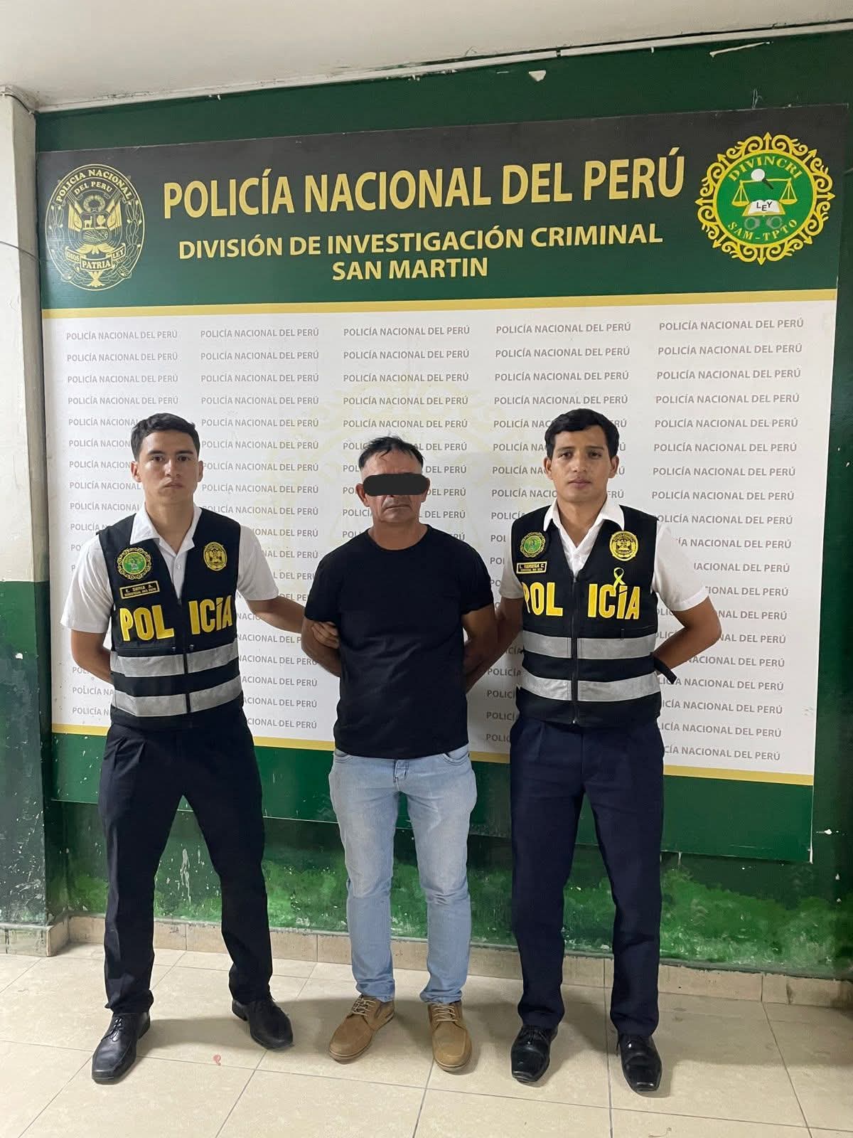Policía captura a requisitoriado por presunta violación sexual de menor de edad.